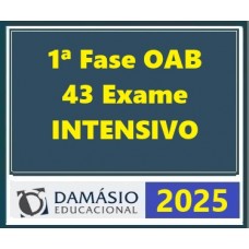 1ª Fase 43º Exame - Intensivo (DAMÁSIO 2025) (Ordem dos Advogados do Brasil)